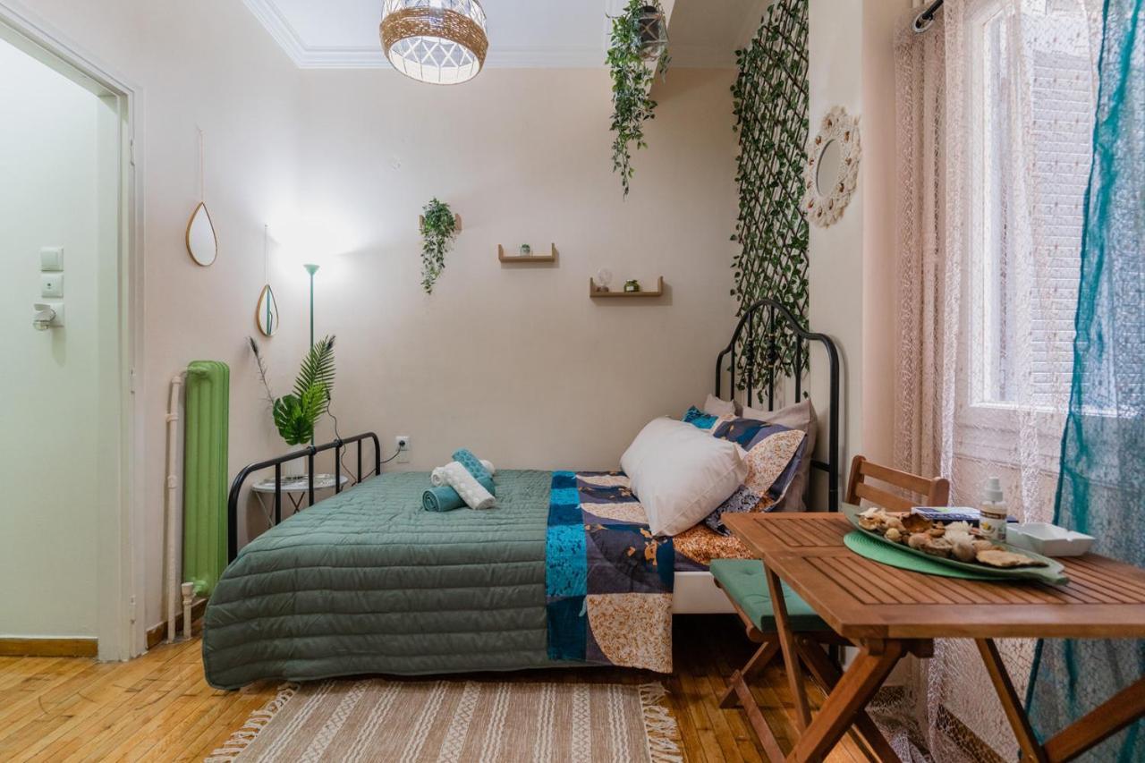 Green Boho Apartment Ateny Zewnętrze zdjęcie