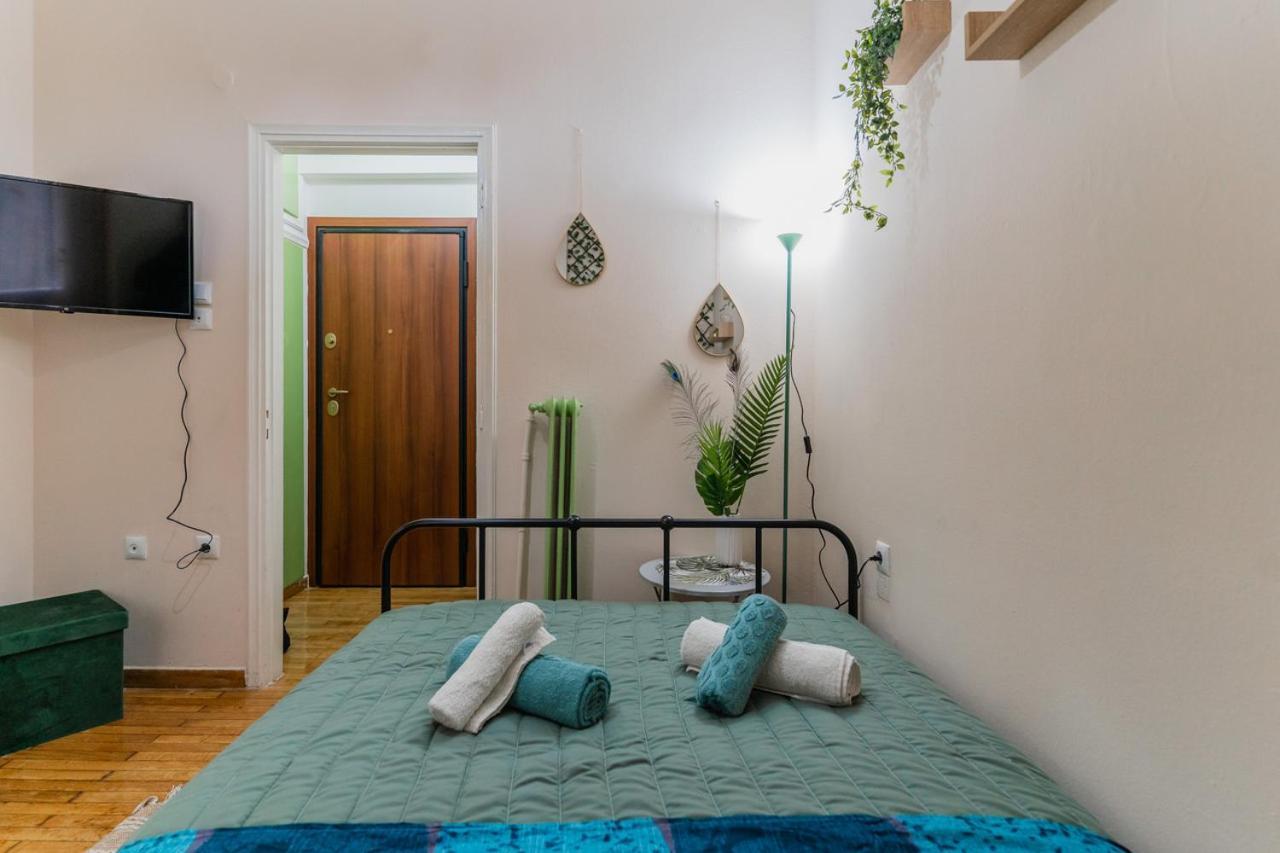 Green Boho Apartment Ateny Zewnętrze zdjęcie